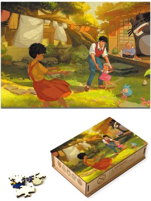 Puzzle Totoro Famille
