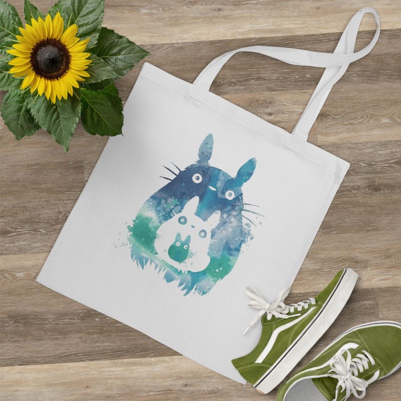 Tote Bag Totoro Bleu – Image 2