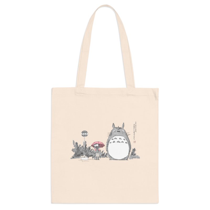 Tote Bag Totoro Arrêt de Bus – Image 3