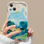 Coque iPhone Totoro Scène Pêche