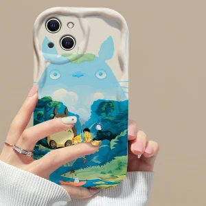 Coque iPhone Totoro Scène Pêche