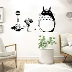 Sticker Mural Totoro Arrêt de Bus