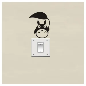 Mini Sticker Mural Totoro Rond