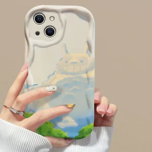 Coque iPhone Totoro En Nuage