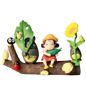 Figurine Totoro Tronc D’Arbre