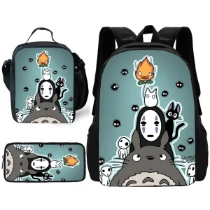 Trio Sac à Dos Ghibli