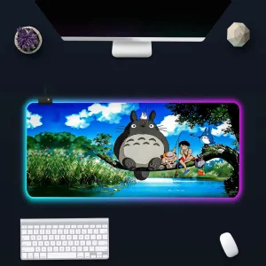 Tapis de Souris Led Totoro Pêche