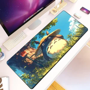 Tapis de Souris XXL Totoro Chapeau de Paille