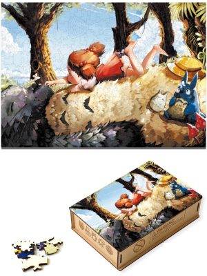 Puzzle Totoro Peinture
