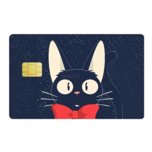 Sticker Carte Bancaire Kiki La Petite Sorcière Bleu Marine