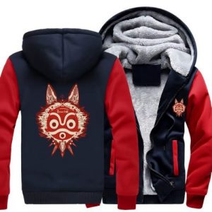 Veste Polaire Princesse Mononoké Masque