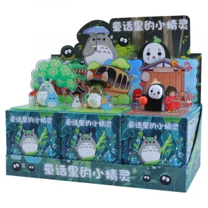Pack Mini Figurines Studio Ghibli Avec Fond