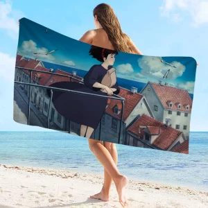 Serviette Kiki La Petite Sorcière Vent