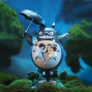 Figurine Totoro Scène Toupie